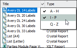 Multiple filters